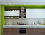 Фото кухни с пластиковыми фасадами Модерн
