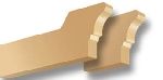 Мебельный фасад Пан-Инвест - фрезеровка  К07/К08. Стыковочный профиль (боковой, промежуточный)